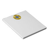 Gold Vinyl Record Album Notitieblok (Schuin)