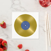 Gold Vinyl Record Album Servet (Insitu)