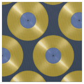 Gold Vinyl Record Album Stof (Close Up)