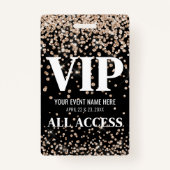 Gold VIP-evenement Badge (Voorkant)