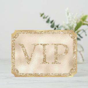 Gold VIP Event Ticket Kaart