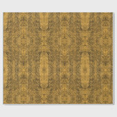 Gold Viper Snakeskin Cadeaupapier (Vlak)