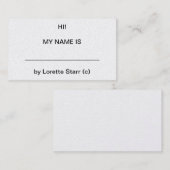 GOLD Visitekaartje (Voorkant / Achterkant)