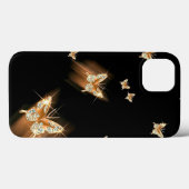 Gold vlinder Hoesje-Mate iPhone Case (Achterkant (horizontaal))