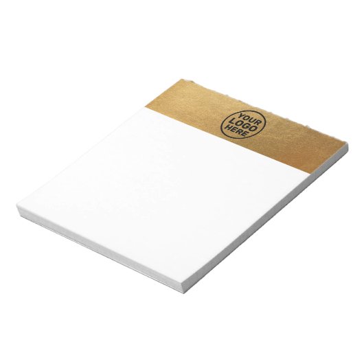 Gold Voeg Logo toe Notitieblok (Linkerzijde)