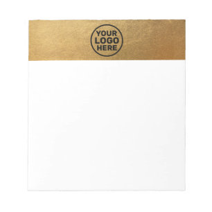Gold Voeg Logo toe Notitieblok