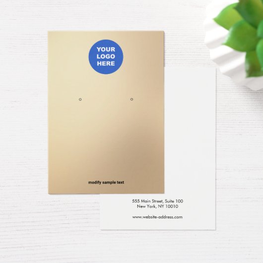 Gold voegt uw Logo toe met de Kaart Veroorbaar bee (Bureau)