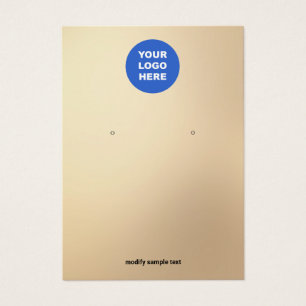 Gold voegt uw Logo toe met de Kaart Veroorbaar bee