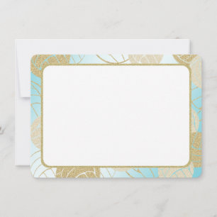 Gold Volleybal Flat Kaart Dank u