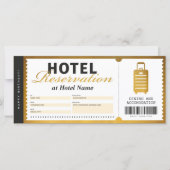 Gold Voucher-certificaat voor verblijf in hotel (Voorkant)