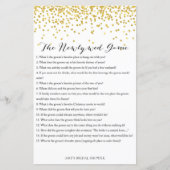 Gold Vrijgezellenfeest game - Pas getrouwd game (Voorkant)