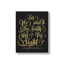Gold Walk van Faith Bible Verse