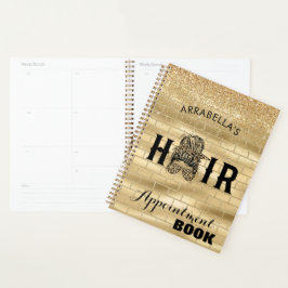 Gold Wall Hair Stylist Appointer Boekenbord Planner