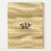 Gold Wall Hair Stylist Appointer Boekenbord Planner (Achterkant)