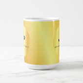 Gold Watch Monogramed Sjabloon Elegant Koffiemok (Center)