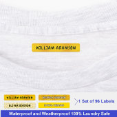 Gold Waterproof Lange Achternaam | Luxe kleding Labels