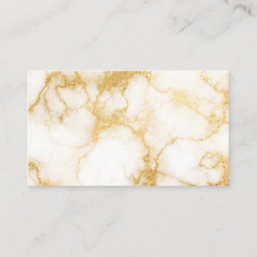Gold Waterverf - Aangepast - Professioneel model Visitekaartje (Achterkant)