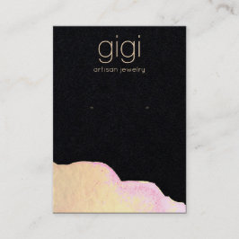 Gold Waterverf Abstracte verhuurder Visitekaartje