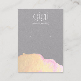 Gold Waterverf Abstracte verhuurder Visitekaartje