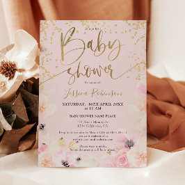 Gold waterverf baby shower budget