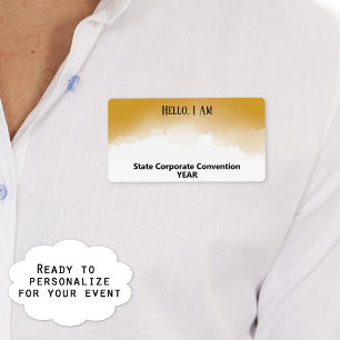 Gold Waterverf - Eigen label voor papierlabel op p