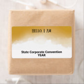 Gold Waterverf - Eigen label voor papierlabel op p (Insitu)