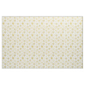 Gold Waterverf Hearts Stof (Fat Quarter)