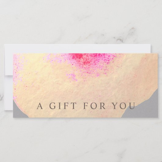 Gold Waterverf Large Florence Art Cadeaubon (Voorkant)