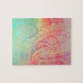 Gold-waterverf Legpuzzel (Horizontaal)