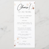 Gold Waterverf per jaar Kaart van het Birthday Par (Voorkant)