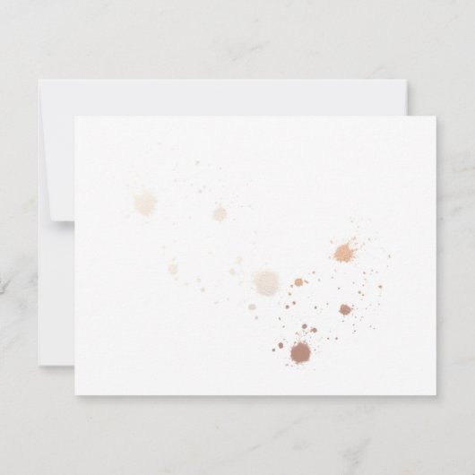 Gold Waterverf repetitie - Kaart in de binnenste b (Achterkant)