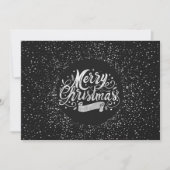 Gold waterverf Trendy Handgeschreven feestdag uitn Kaart (Voorkant)