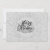 Gold waterverf Trendy Handwrite Holiday Invitat Kaart (Voorkant)