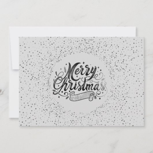 Gold waterverf Trendy Handwrite Holiday Invitat Kaart (Voorkant)