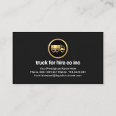 Gold Wave Tab Lagen Trucker Visitekaartje (Achterkant)