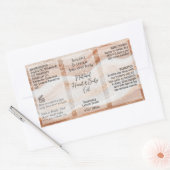 Gold Waves Product Label 4oz Oliedruppelaar of Fle (Envelop)