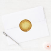 Gold Wax Seal Stickers Initials Wedding Envelope (Envelop)