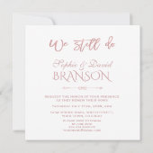 Gold We vernieuwen nog steeds de foto van Vows Col Kaart (Achterkant)