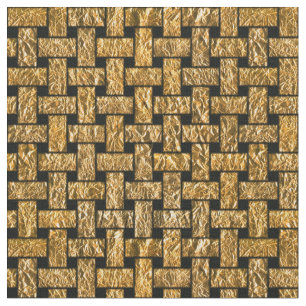Gold Weave 1 Custom Fabric Stof