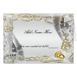 Gold Weddenrennen en hartenetafelkaart