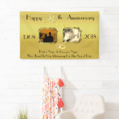 Gold Wedding 50th Jubileum Idea Spandoek (Insitu)