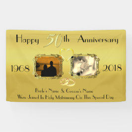 Gold Wedding 50th Jubileum Idea Spandoek