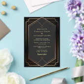 GOLD WEDDING Acrylic Invitations Acryl Uitnodigingen (Insitu (Huwelijk))