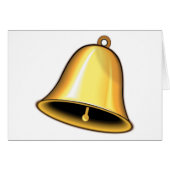 Gold Wedding Bell (Voorkant Horizontaal)