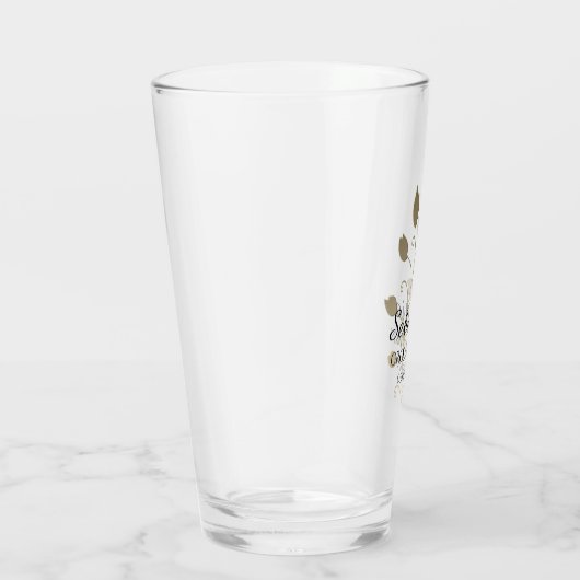 Gold Wedding Favor Glas (Rechts)