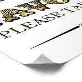  Gold Wedding FAVORS Sign Print (Hoek)