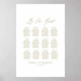 Gold Wedding is ons bezoekersbord Poster