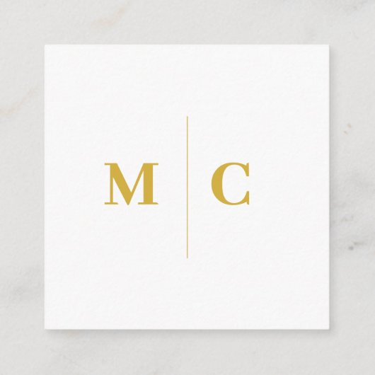 Gold Wedding Photo Sharing met QR-code Informatiekaartje (Achterkant)