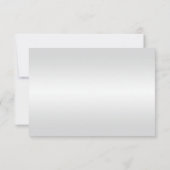 Gold Wedding Rings en Harten sparen de Datum Kaart (Achterkant)