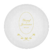 Gold Wedding Snijplank (Voorkant)